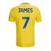 Maillot de foot Leeds United Daniel James #7 Extérieur vêtements 2024-25 Manches Courtes